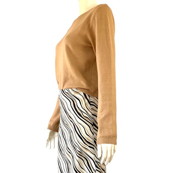 Moda International vintage silk & cashmere crewneck sweater - Picture 3 of 8